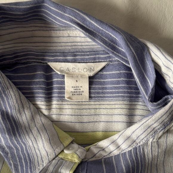 New CASLON Cotton Blend Easy Print Button-Up Shirt Women's Size S - Picture 5 of 8
